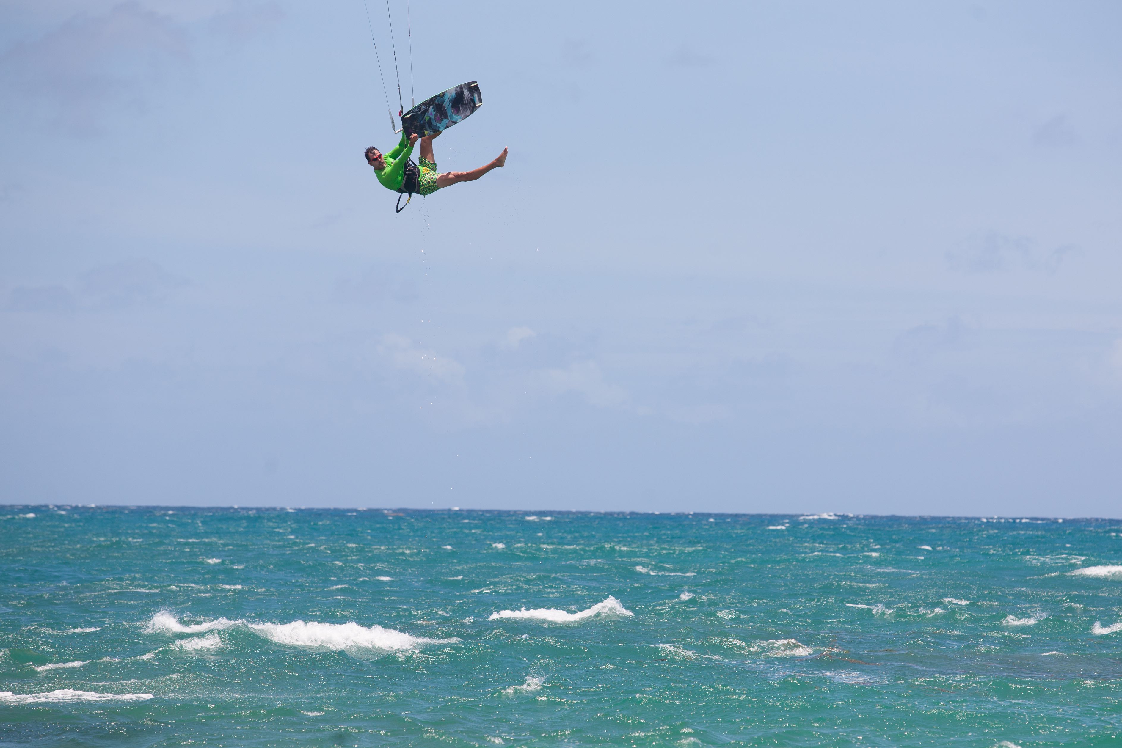AnthonyKiteSurfingGuadeloupeHigh La Petite Villa Guadeloupe